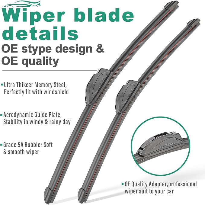 26" 20" 14" Windshield Wiper Blades Replacement - Image 3