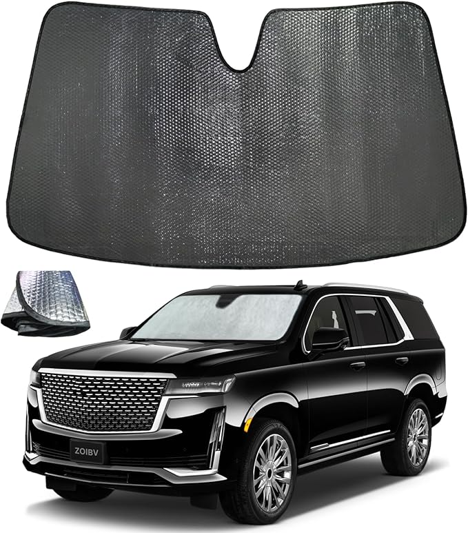 Windshield Sun Shade for Cadillac Escalade 2021-2025 by ZOIBVCARSUNSHADE