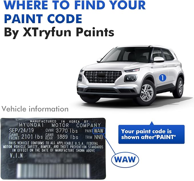 Quartz White Touch Up Paint Compatible - Image 7