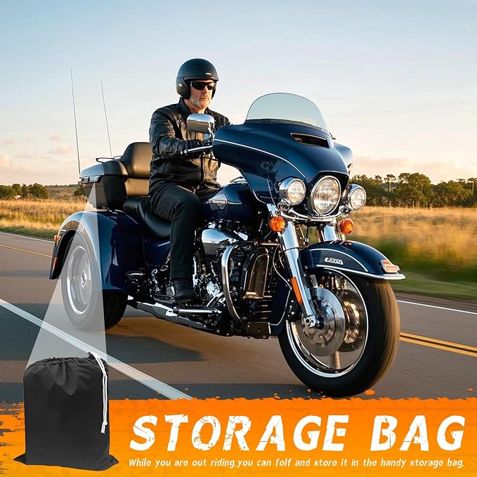 Trike Motorcycle Cover, Outdoor Waterproof Vehicle Cover - Image 5