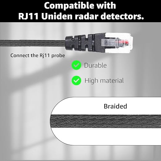 3PCS RJ11 Replacement Mirror Wire Power Cord - Image 6
