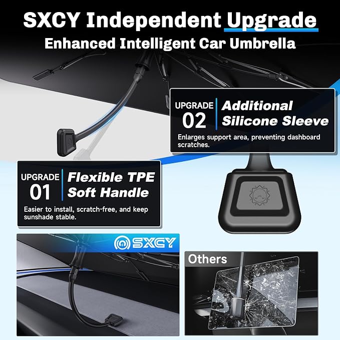 SXCY for 2025 Subaru Forester Windshield Umbrella Sunshade for 2025 Subaru - Image 3