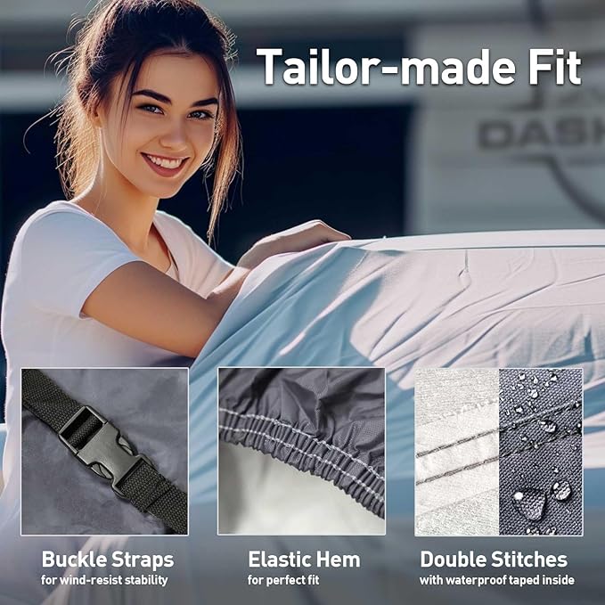 USCarCover Supreme All Weather Protection, Breathable Car Cover - Image 6