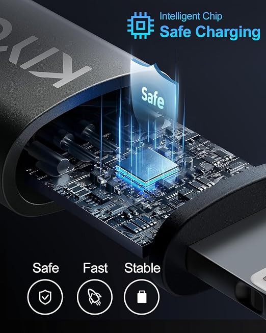 USB A to USB C Cable 3FT/6FT, Coiled USB C Cable - Image 4