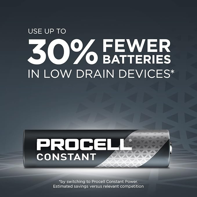 PROCELL Constant AAA Long-Lasting Alkaline Batteries, 10-Year Shelf Life - Image 2