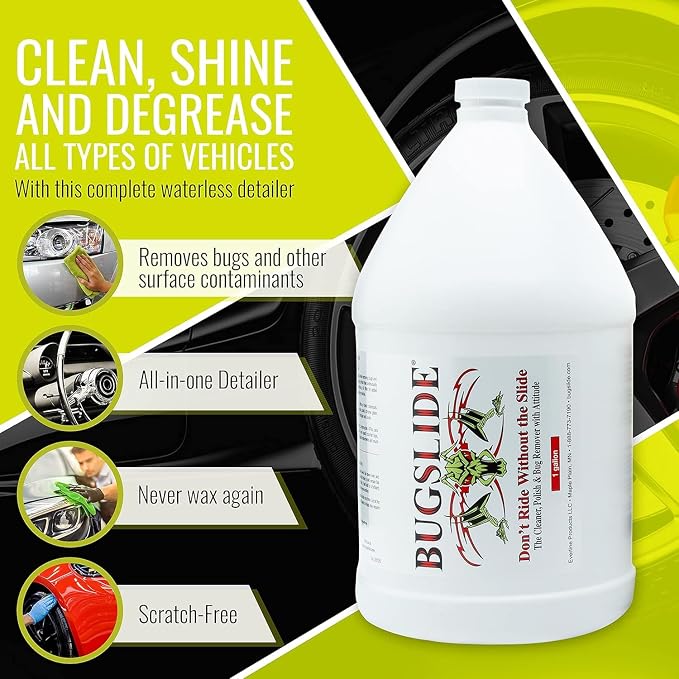 BugSlide Bug Remover Spray – All Purpose Car Cleaner & Detailer, - Image 7