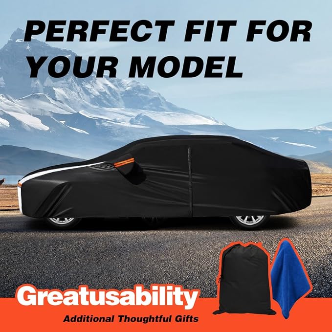 Chevrolet Equinox Car Cover 100% Waterproof All Weather, Gift - Image 7