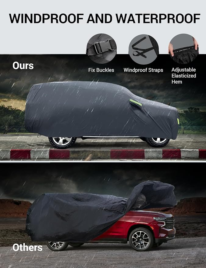 Proadsy 6 Layers SUV Car Cover Custom Fit - Image 5