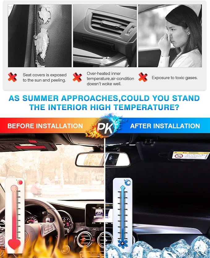 KUST Windshield Sun Shade for Toyota Crown 2023 2024 2025 Accessories Window - Image 4