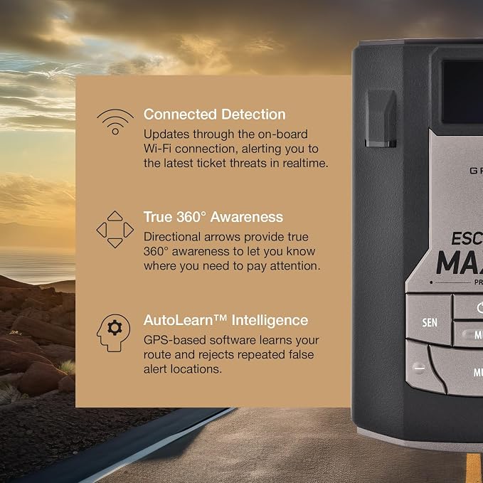 Escort MAX 360c Laser Radar Detector - Image 3