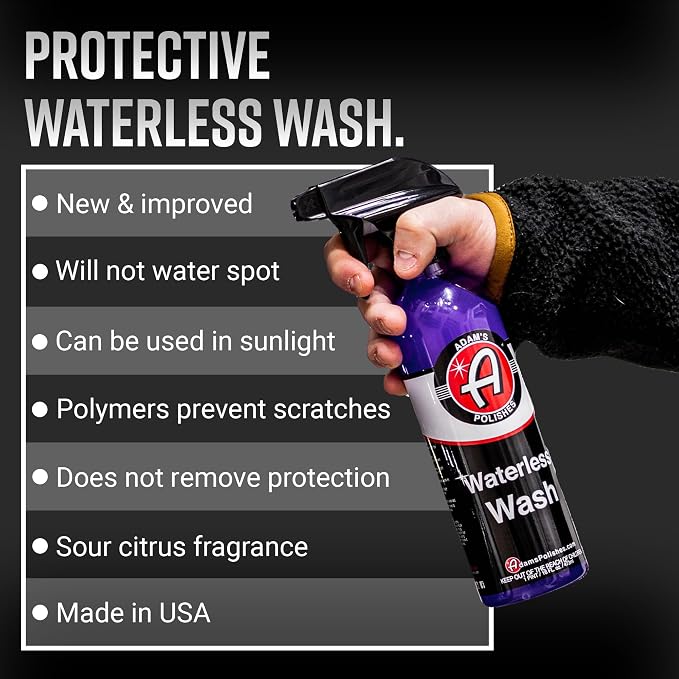 Adam's Polishes Waterless Wash Cleaning, Spray - Image 2