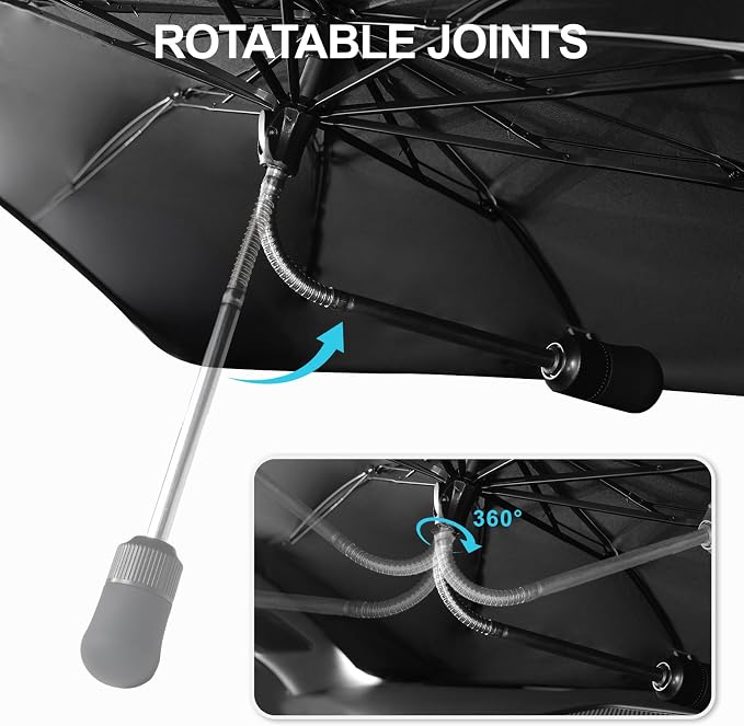 2017-2025 Upgraded for Chrysler Pacifica Sunshade, Portable Foldable Sunshade - Image 6