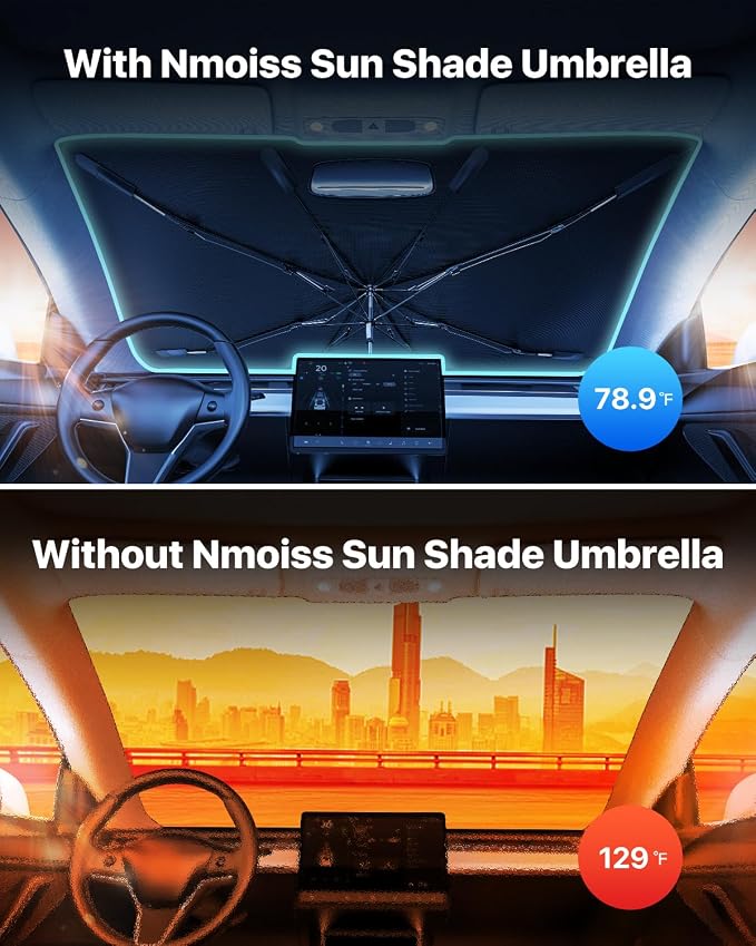Upgrade Nmoiss Windshield Sun Shade Umbrella - Image 2