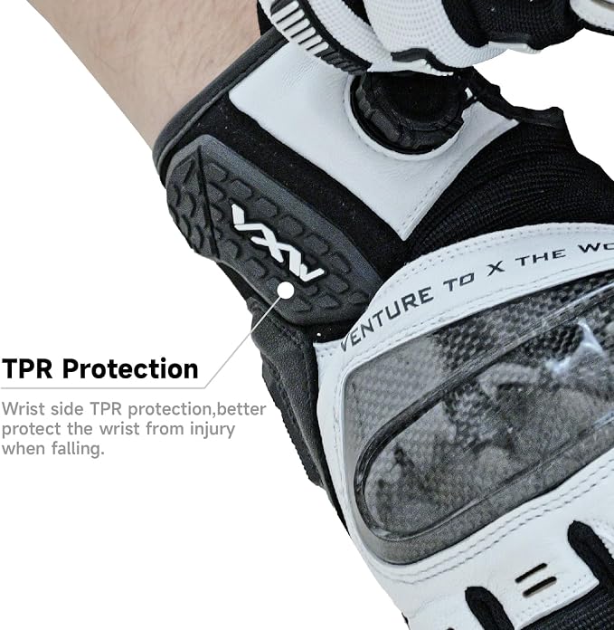 VXW High Protection Motorcycle Gloves - Image 8