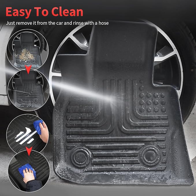 Wayhigh-All Weather Floor Mats Cargo Liner - Image 7