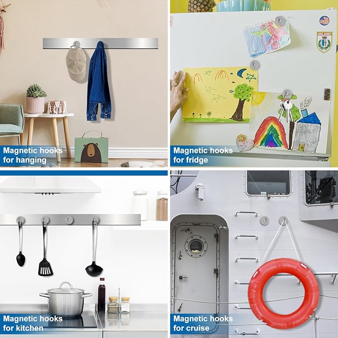 LOVIMAG Strong Magnetic Hooks, 100LBS Magnet Hooks - Image 7