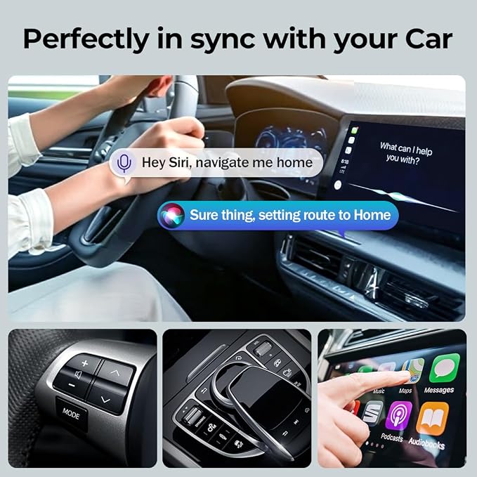 Wireless Carplay Adapter with Web App and OTA Updates, Convert Wired to - Image 6