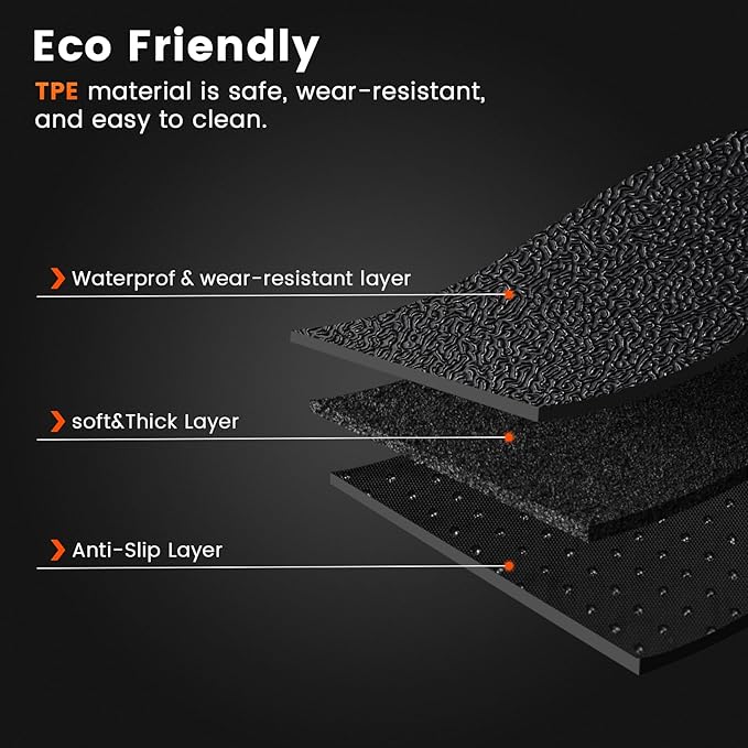 KMF Custom Fit Floor Mats for Nissan Kicks 2025 2026 S/SV/SR Accessories - Image 4