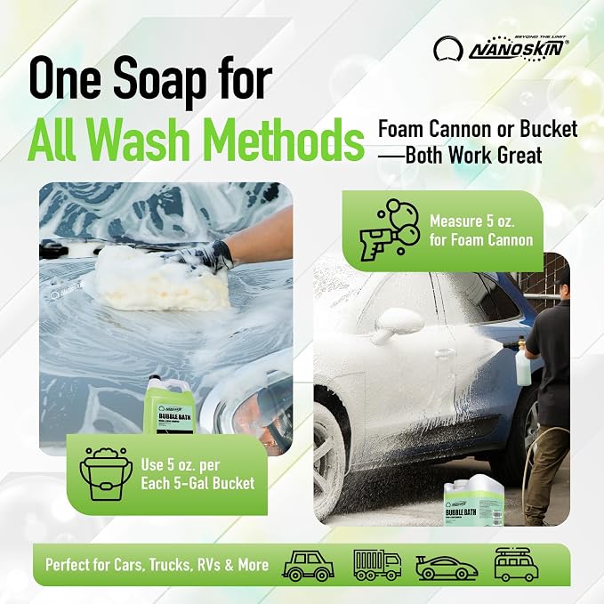 Nanoskin BUBBLE BATH Foaming Car Wash Shampoo 5 Gallons - Image 5