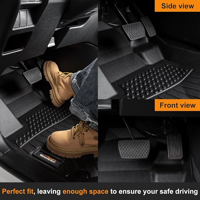 Binmotor-Floor Mats for Subaru Ascent 2019-2025 7/8 Passenger, All Weather Car - Image 2
