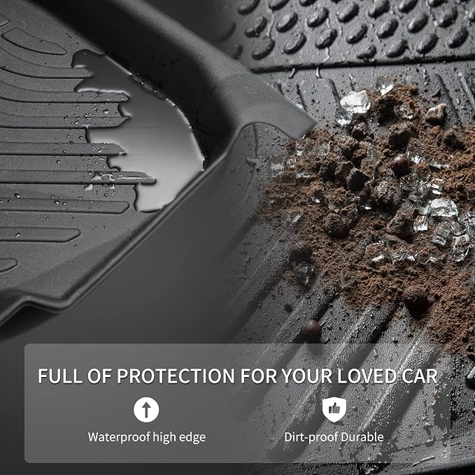 KELCSEECS® Floor Mats Custom for Nissan Frontier Crew Cab 2022-2025 All Weather - Image 5