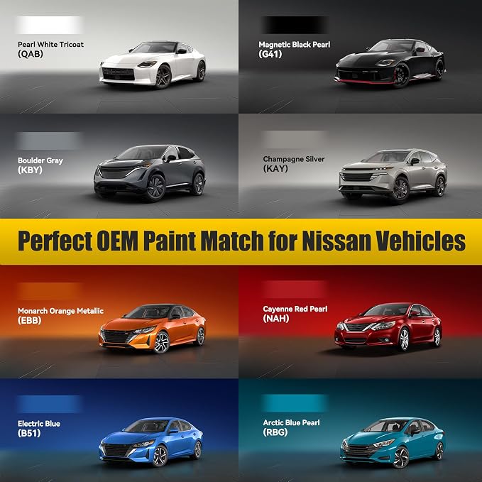 Monarch Orange Metallic Touch Up Paint Compatible - Image 2