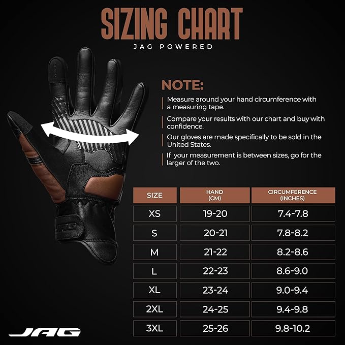 J.A.G. Motorcycle Gloves - Image 3