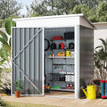 AECOJOY 5' x 3' Outdoor Storage Shed, Small Metal Sheds & Outdoor Storage by AECOJOY