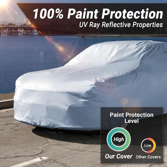 iCarCover Premium Car Cover for 1977-1985 Chevy Impala Wagon Heavy Duty - Image 3