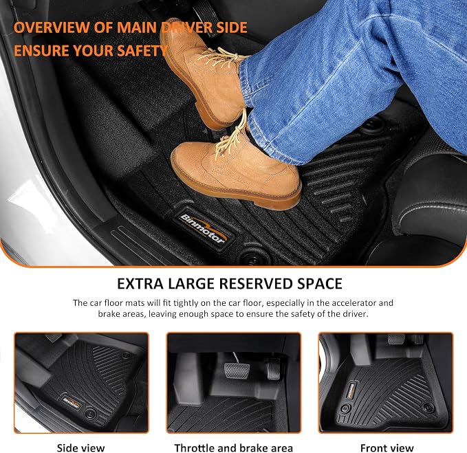Binmotor-All Weather Floor Mats Cargo Liner - Image 4