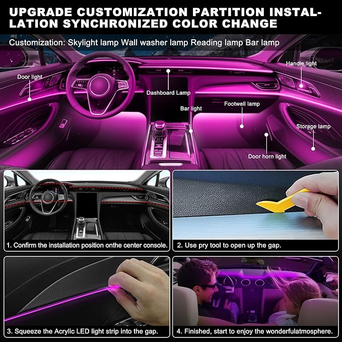 Acrylic Interior LED Strip Light - Image 6