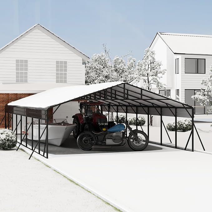 20' x 40' Heavy Duty Metal Carport by LuyFuitre