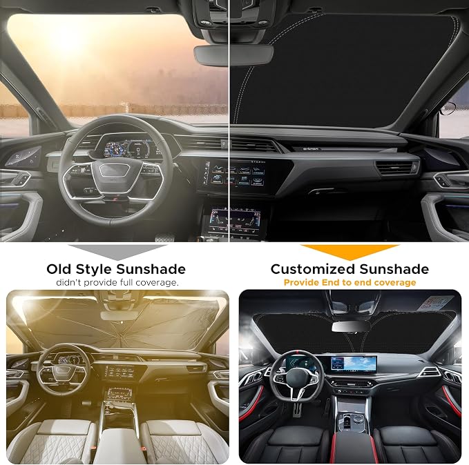 for Rivian R1S 2022-2024 2025 Windshield Sunshade Compatible - Image 5