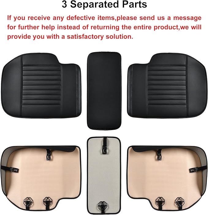 Back Seat Covers, Rear Seat Cushions, Auto Bench Protector - Image 5