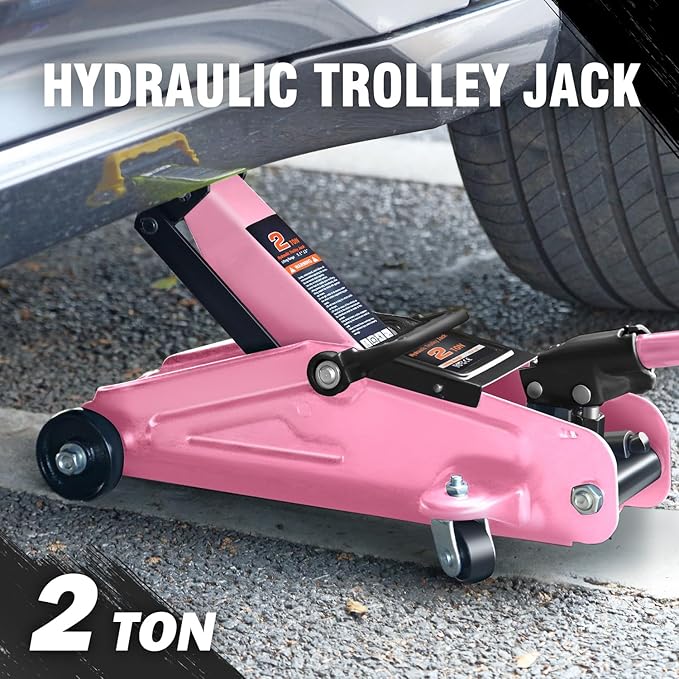 DNA MOTORING Low Profile Hydraulic Trolley Service/Floor Jack, 2 Ton Capacity - Image 2
