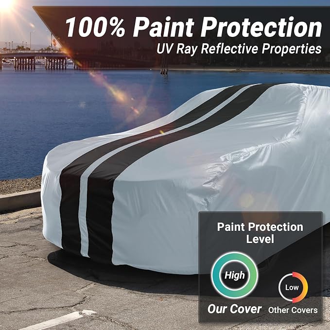 iCarCover Custom Car Cover for Chevy Nova 5-Door Hatchback Waterproof All - Image 3