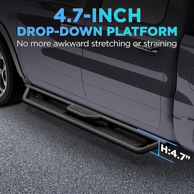Running Boards Compatible with 2018-2025 Jeep Wrangler JL Unlimited 4 Doors - Image 3