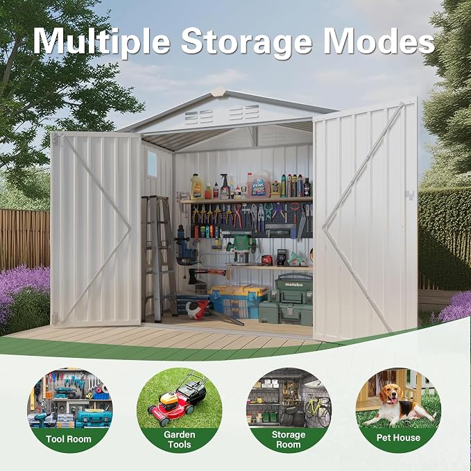 6X3.5 FT Outdoor Storage Shed - Image 7