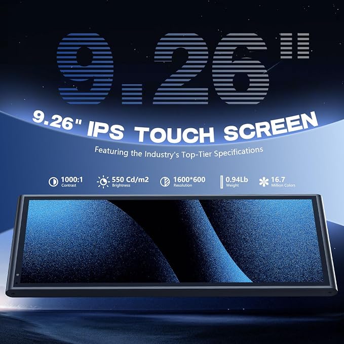9.26" Wireless Portable Car Play Screen - Image 4