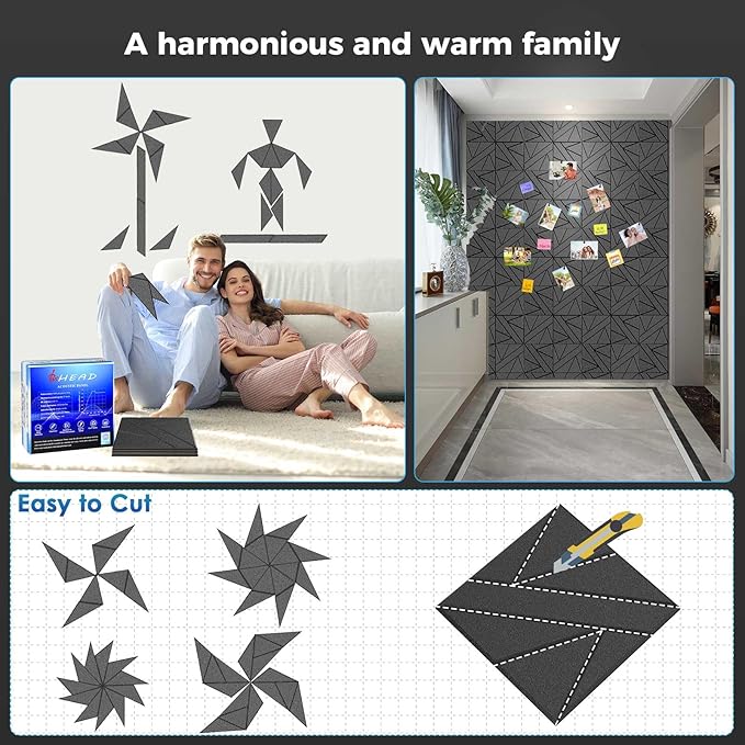 【20 Pack】 Acoustic Panels Self-Adhesive - Image 3