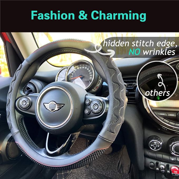 PINCTROT Small Size Steering Wheel Cover Great Grip - Image 2