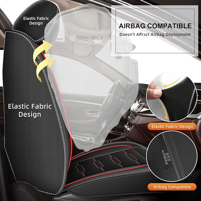 AOMSAZTO Seat Covers Fit for Honda Ridgeline 2006-2024 2025: Crew Cab 2PCS - Image 4