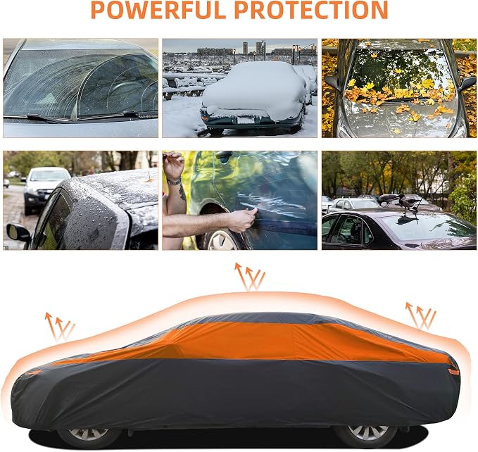 Car Cover Waterproof All Weather, Outdoor Car Cover - Image 6