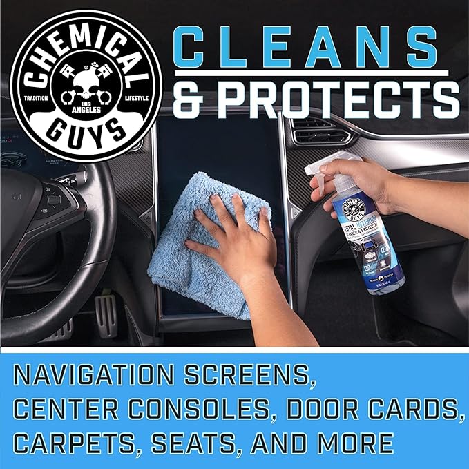 Chemical Guys Total Interior Cleaner & Protectant, Cleans & Protects Leather - Image 3