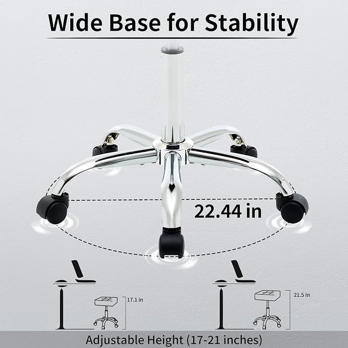Adjustable Drafting Stools 17-21 inch Office Stool - Image 4
