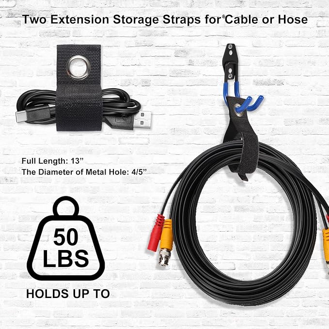 Garage Hook Heavy Duty Wall Storage Hangers, 30 Pack Garage Storage Hooks Steel - Image 3