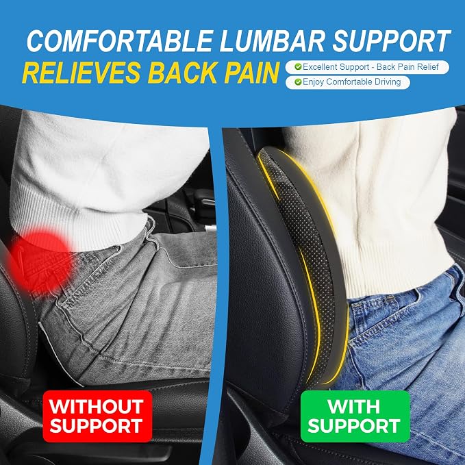 Memory Foam Lumbar Support Pillow Relieves Lower Back Pain - Image 5