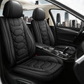 Pariitadin Leather Car Seat Covers Full Set, Waterproof Faux Leather Seat Covers by Pariitadin