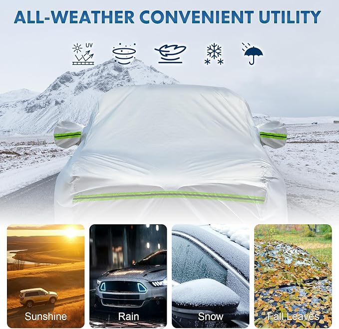 KEYOOG 6-layer Full Car Cover Is All-weather Waterproof, Universal In All - Image 3