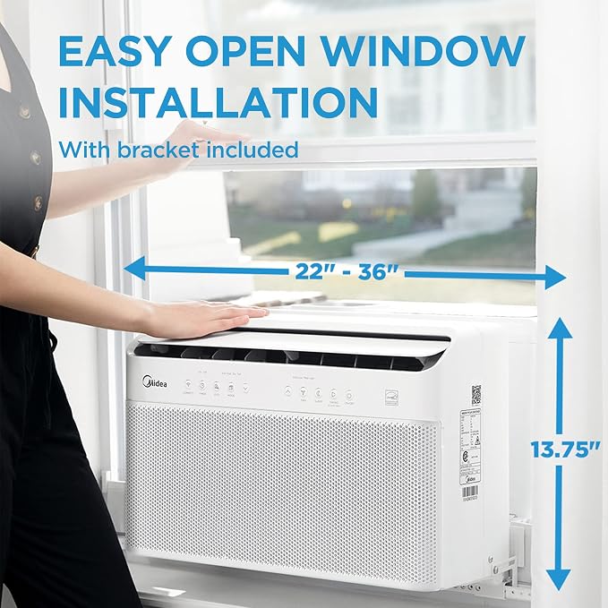 Midea MAW10V1QWT U-Shaped AC Window Air Conditioner - Image 6